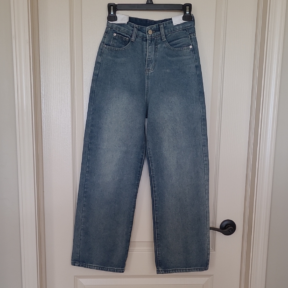 Classic Blue Women's Wide Leg Jeans Size S